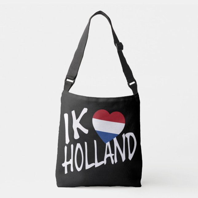Bolsa Ajustável Ik Heartflag Holland wt no bk cbcnt (Frente)