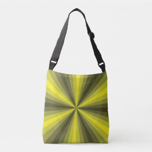 Bolsa Ajustável Ilusões Ópticas - Saco Amarelo All-Over-Impressão