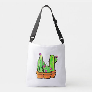 Bolsa Ajustável Ilustração Cactus Trio