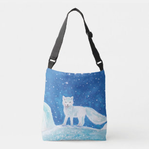 Bolsa Ajustável Ilustração da Pequena Raposa Árctica (Vulpes lagop