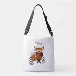 Bolsa Ajustável Ilustração de Inverno da Raposa Cota