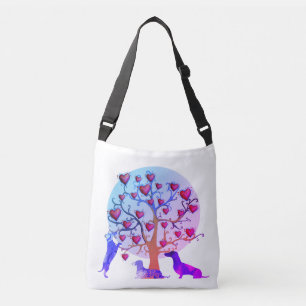Bolsa Ajustável Ilustração do dia dos namorados, saco dos