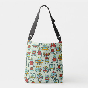 Bolsa Ajustável Ilustração do padrão de imagem de Aliens robôs