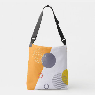 Bolsa Ajustável Ilustração geométrica urbana legal, única, de tend