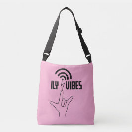 Bolsa Ajustável ILY Vibes - Design ASL 