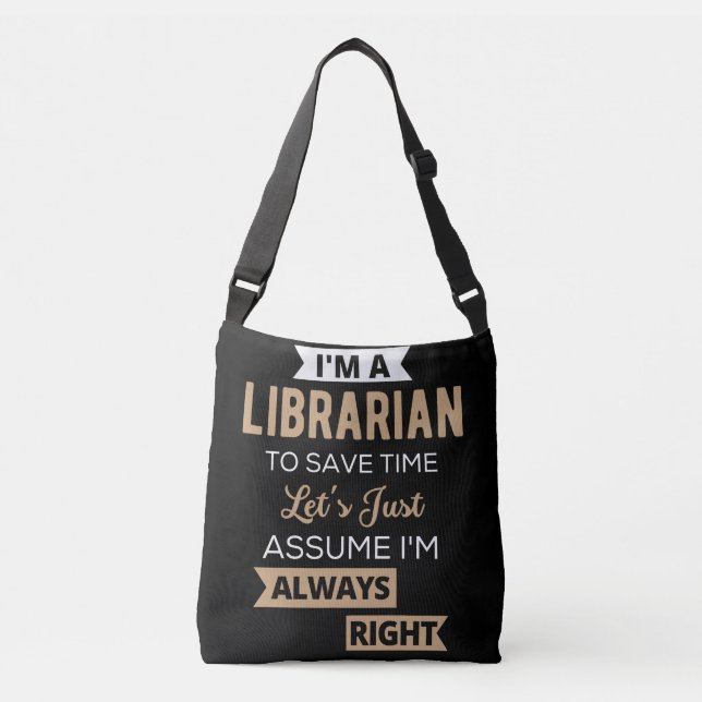 Bolsa Ajustável I'm A Librarian (Frente)