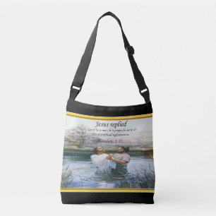 Bolsa Ajustável Imagem dois do baptismo do Jesus Cristo