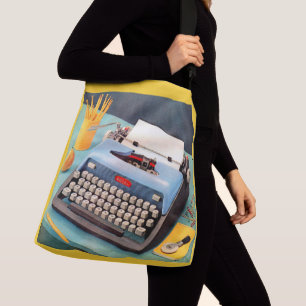 Bolsa Ajustável Imagem e máquina de escrever dos anos 50