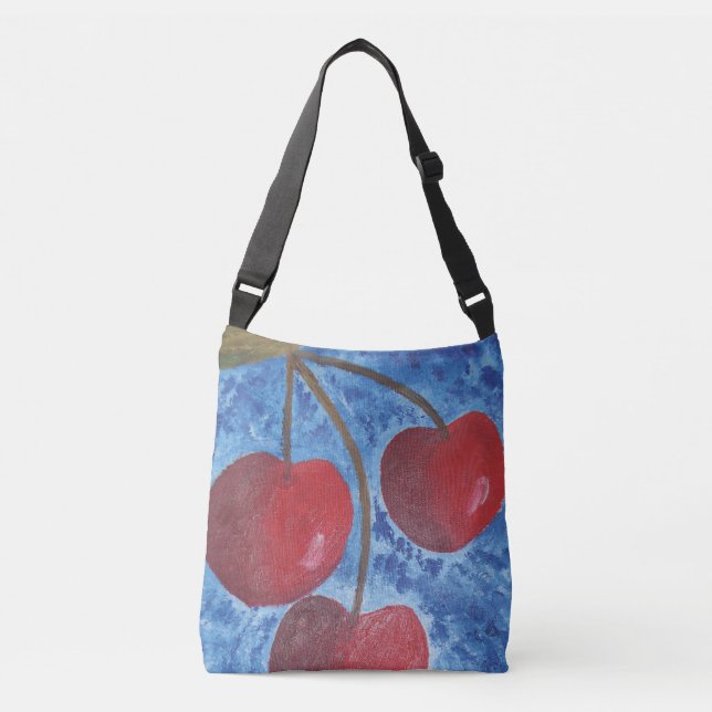 Bolsa Ajustável Imagen de mi obra Cerezas (Frente)