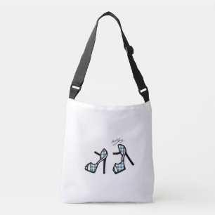 Bolsa Ajustável Impressão à moda dos calçados - xadrez da cerce
