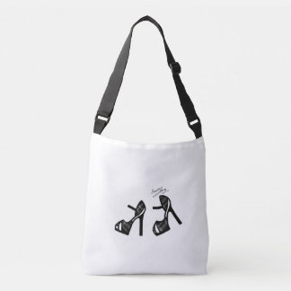 Bolsa Ajustável Impressão Calçado na moda - Xadrez de carvão