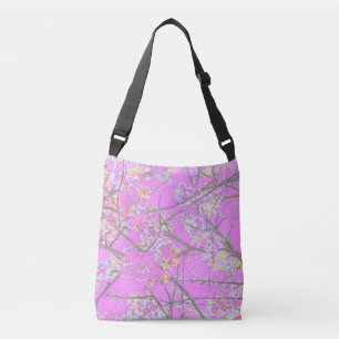 Bolsa Ajustável impressão cor-de-rosa abstrato
