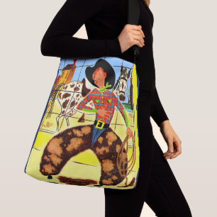 Bolsa Ajustável impressão cowboy fofo