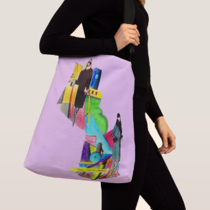 Bolsa Ajustável impressão da arte das mulheres dos anos 30