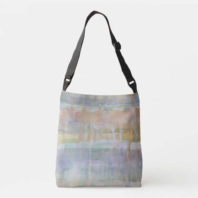 Bolsa Ajustável Impressão de Aquarela Rustic Drip (Verso)