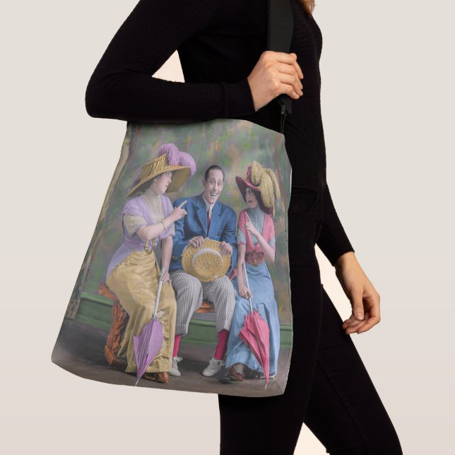 Bolsa Ajustável impressão de artistas de vaudeville de cerca de 19 (Close Up)