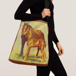 Bolsa Ajustável impressão de cavalo grande