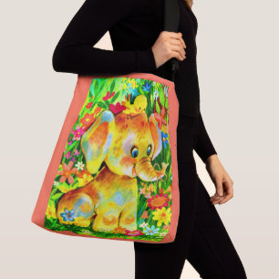 Bolsa Ajustável impressão de elefante bebê