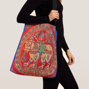 Bolsa Ajustável impressão de elefantes da Índia Oriental