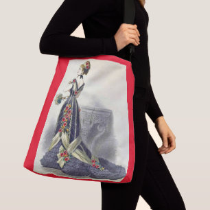 Bolsa Ajustável impressão de moda da bola de 1879