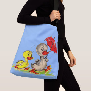 Bolsa Ajustável impressão de pato e pato