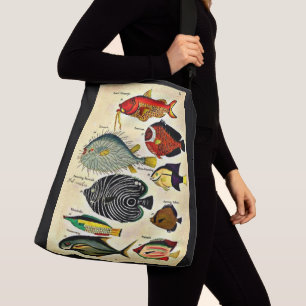 Bolsa Ajustável impressão de peixe