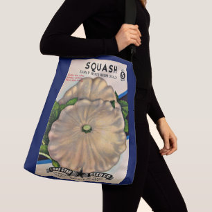 Bolsa Ajustável impressão de squash branco do pacote de sementes d