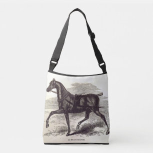 Bolsa Ajustável Impressão do século XIX um cavalo inglês do
