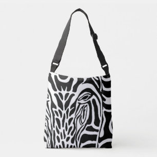 Bolsa Ajustável Impressão Zebra - Saco de Corpo Cruzado