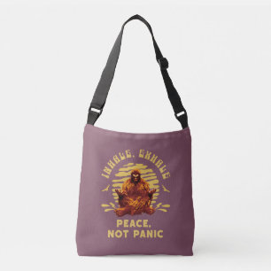 Bolsa Ajustável Inale, Exale Paz, Não Pânico Meditação do Pé Grand