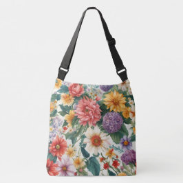 Bolsa Ajustável Incrível Flores Coloridas do Jardim de Verão