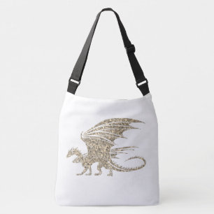 Bolsa Ajustável Incrível Ouro Mosaico Dragon