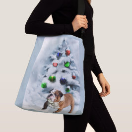 Bolsa Ajustável Inglês Buldogue Christmas