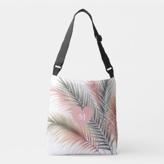 Bolsa Ajustável Iniciales de Folhas de Palmeira Tropical