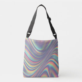 Bolsa Ajustável Iridescent Holographic Swirl Texture