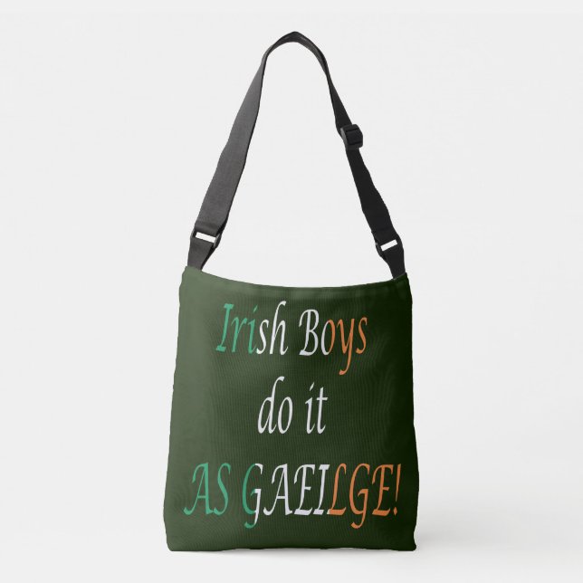 Bolsa Ajustável Irish Boys Fazem Isso Como Gaeilge Cbcnt (Frente)