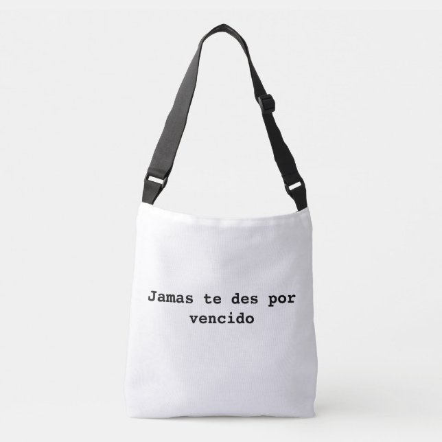 Bolsa Ajustável jamas te des por vencido (Frente)