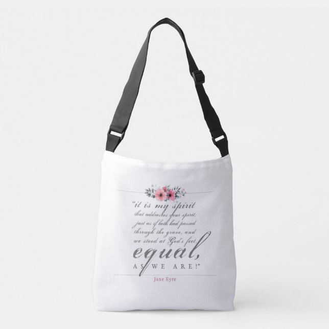 Bolsa Ajustável Jane Eyre - Como Estamos - Branca (Frente)