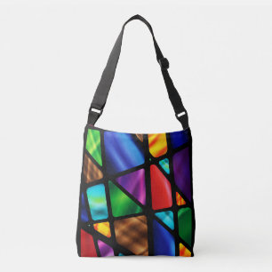 Bolsa Ajustável Janela de vitral abstrata
