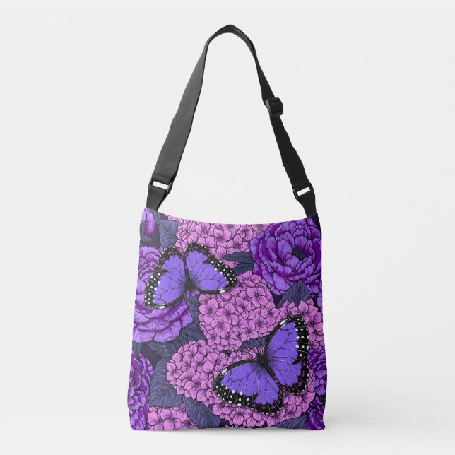 Bolsa Ajustável Jardim azul morfo 2 (Frente)