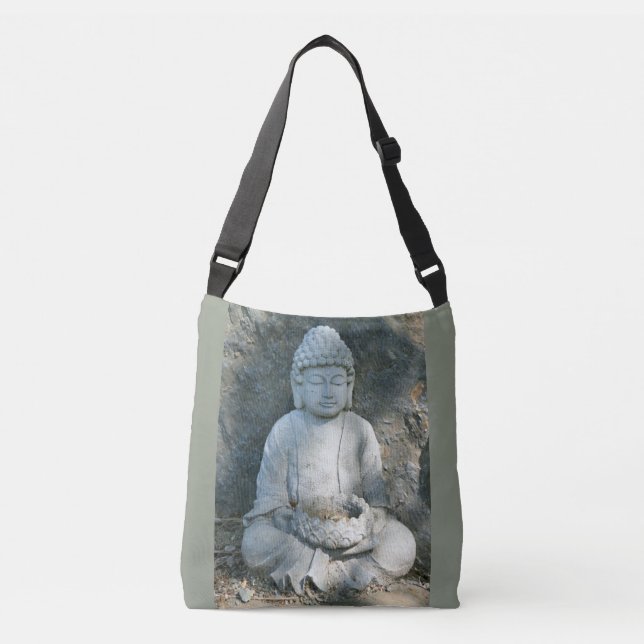 Bolsa Ajustável jardim de pedra tranquilo Buddha (Frente)