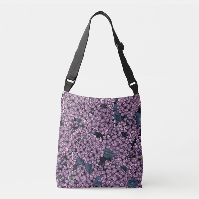 Bolsa Ajustável Jardim Violet Lilac (Frente)