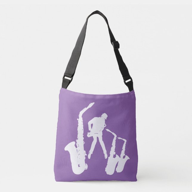 Bolsa Ajustável Jazzman White Silhouette 2 Sax Jazz Bag 2 (Frente)