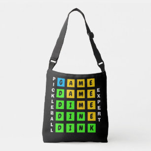 Bolsa Ajustável Jogo de Palavras Puzzle DINK Pickleball