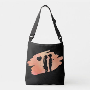Bolsa Ajustável Jovem Menina E Garoto Silhouette
