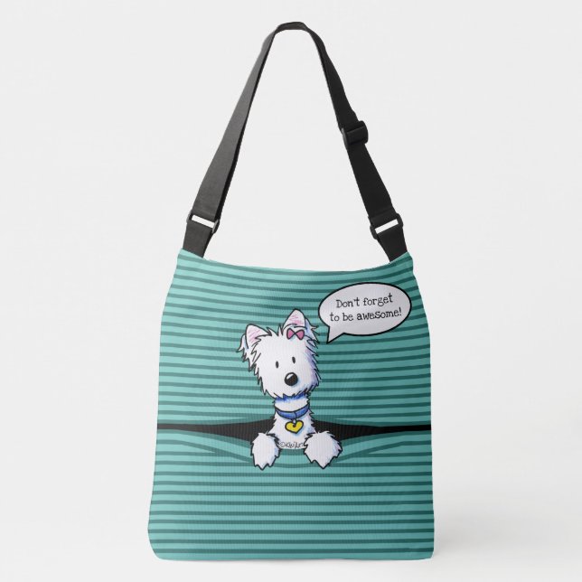 Bolsa Ajustável KiniArt Peek-a-boo Westie (Frente)
