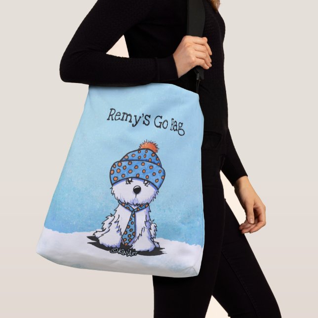 Bolsa Ajustável KiniArt Winter Maltipoo (Close Up)