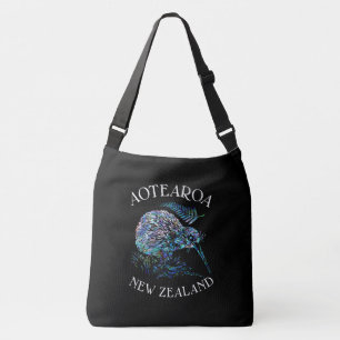 BOLSA AJUSTÁVEL KIWI NEW ZEALAND PAUA CROSSBODY BAG