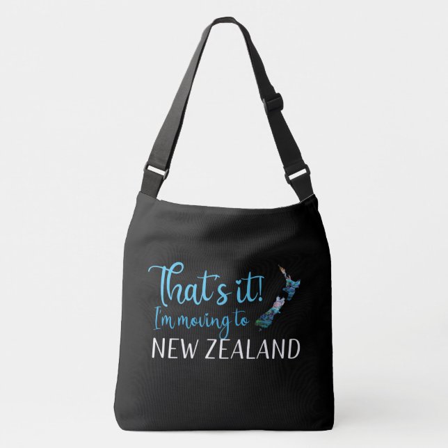 BOLSA AJUSTÁVEL KIWI NEW ZEALAND PAUA CROSSBODY BAG (Frente)