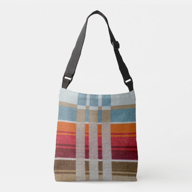 BOLSA AJUSTÁVEL "LA PLAYA" TECIDO ESTILO MEXICANO (Frente)